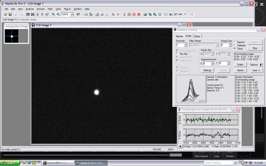 M51 guiding at Rabbit Valley Observatory